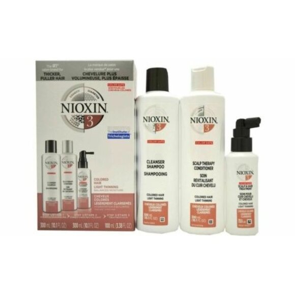 Nioxin System Starter Kit 3 Cleanser, Scalp Therapy, Scalp Treatment (10+10+3oz) - Picture 1 of 1